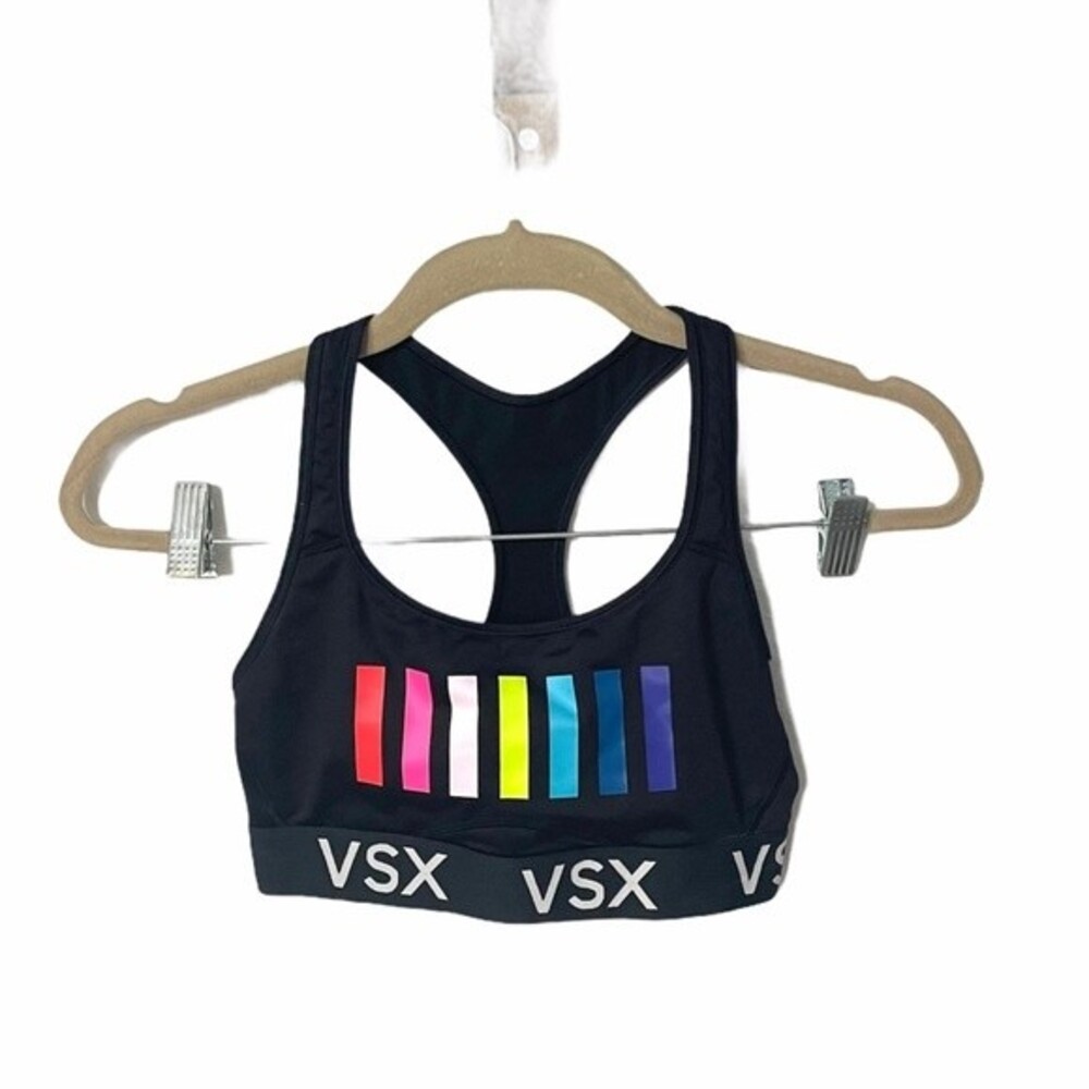 VICTORIA SECRET SPORT bra womens colorful sport bra size small